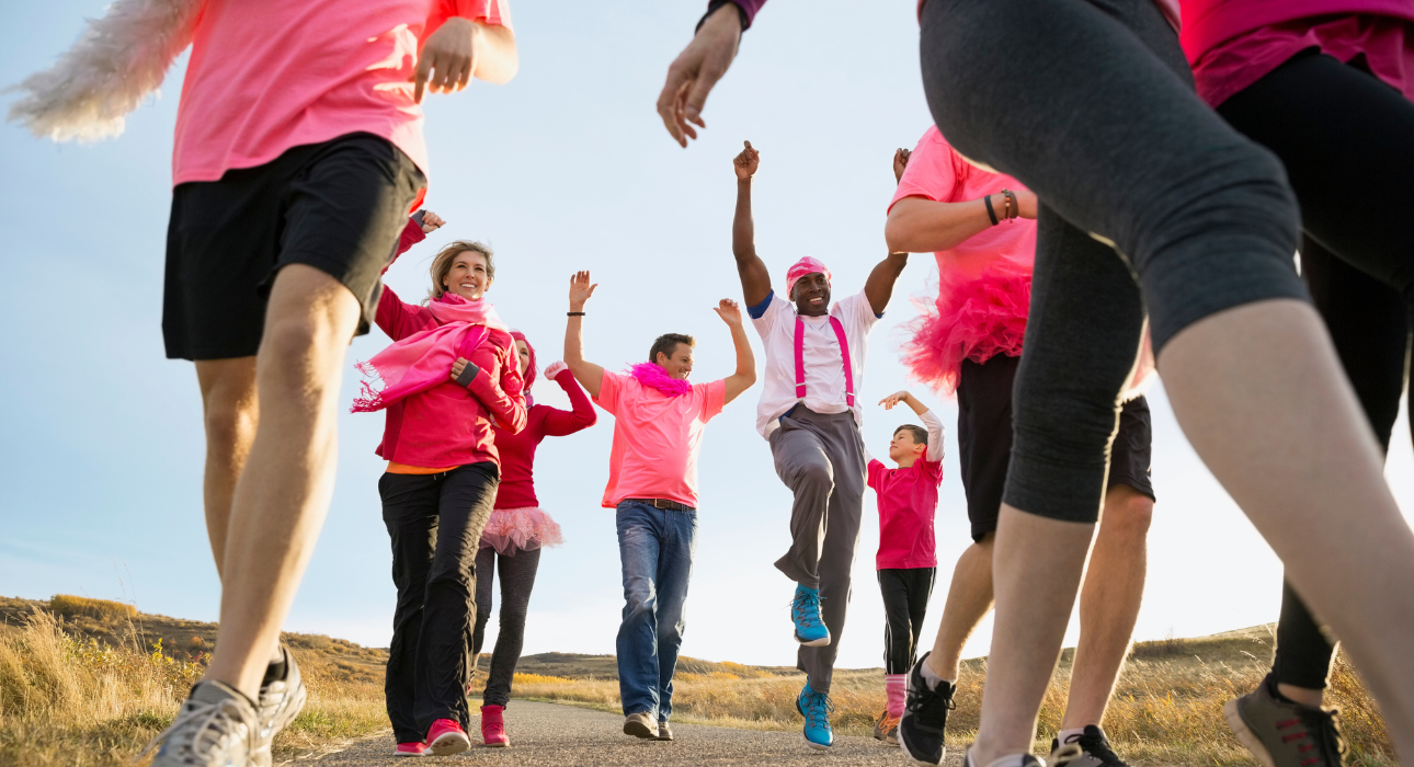 Marche/Course rose